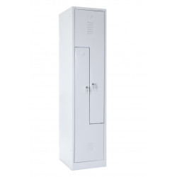 Vestiaire en L 2 portes monobloc