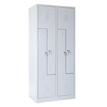 Vestiaire en L 4 portes monobloc