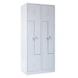 Vestiaire en L 4 portes monobloc